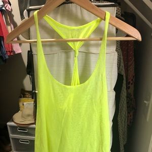 Underarmour Neon Yellow Tank